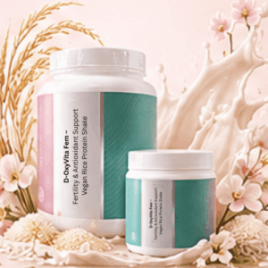 D-OxyVita Fem – Fertility & Antioxidant Support Vegan Rice Protein Shake