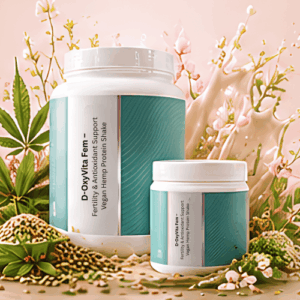 D-OxyVita Fem – Fertility & Antioxidant Support Vegan Hemp Protein Shake