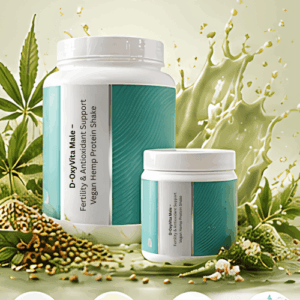 D-OxyVita Male – Fertility & Antioxidant Support Vegan Hemp Protein Shake